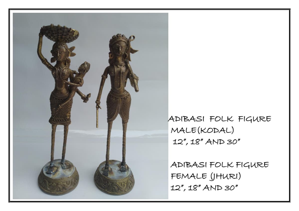 Adivasi Folk Figure Male